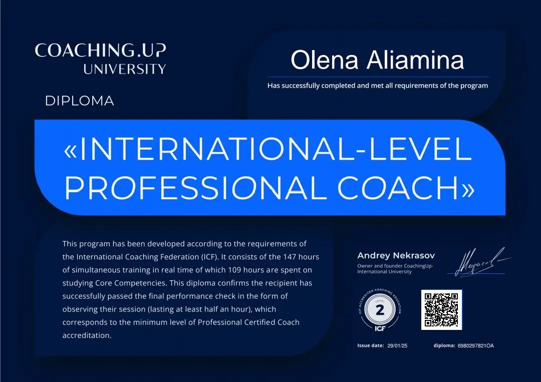 Professional certificate