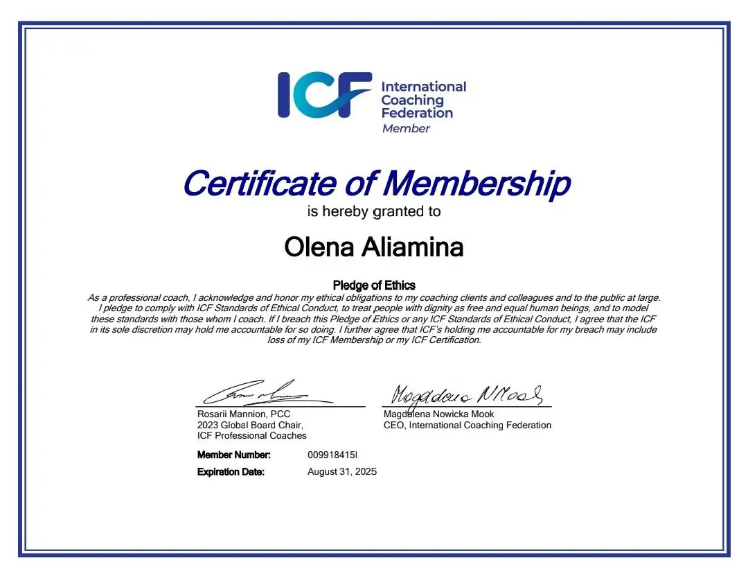 Professional certificate