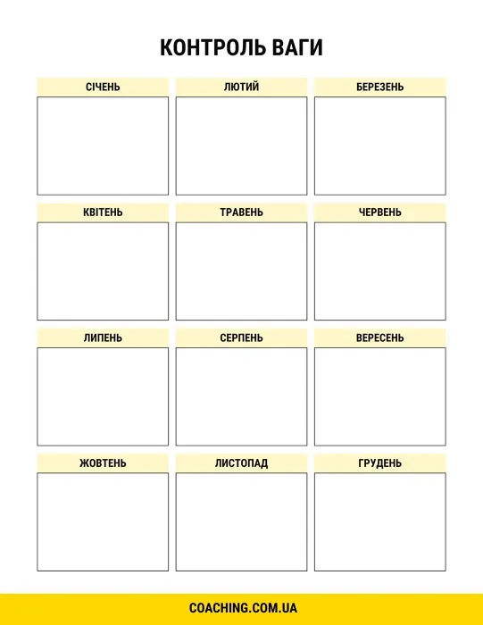 weightloss checklist tracker sheet